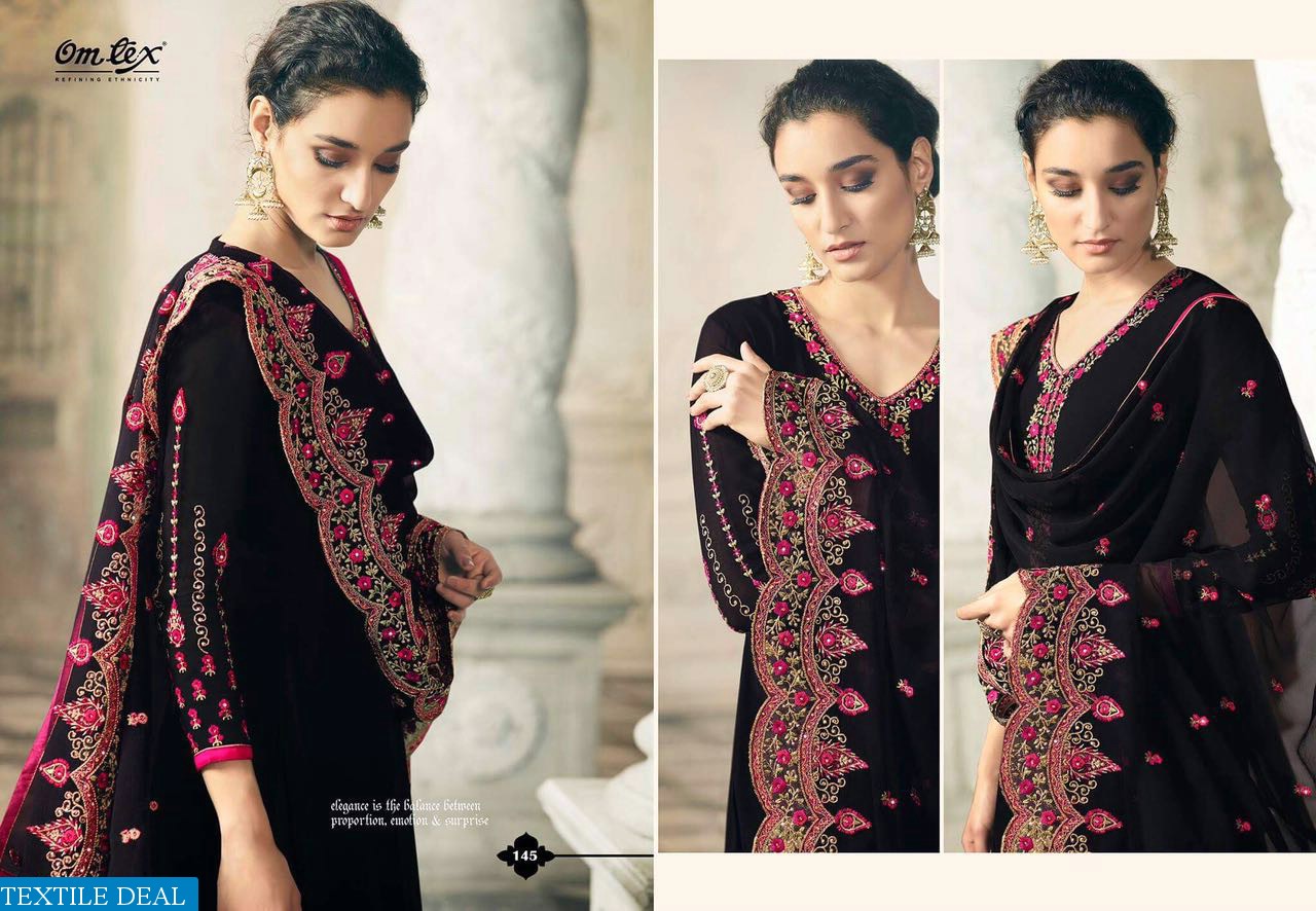 Omtex Queen Wholesale Embroidered Suits textiledeal.in